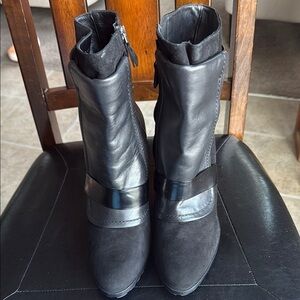 New 10 Crosby Derek Lam Black Women's Ankle Boots